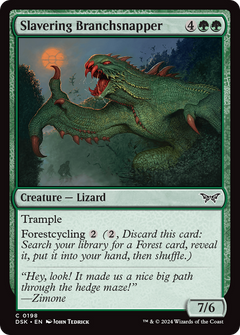Slavering Branchsnapper (198) [Duskmourn: House of Horror] foil - Deck Out Gaming