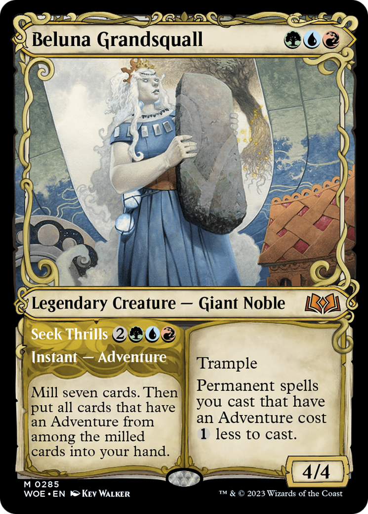 Beluna Grandsquall (Showcase) (285) [Wilds of Eldraine] foil - Deck Out Gaming