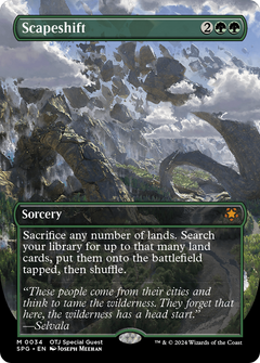 Scapeshift (Borderless) (34) [Special Guests] - Deck Out Gaming