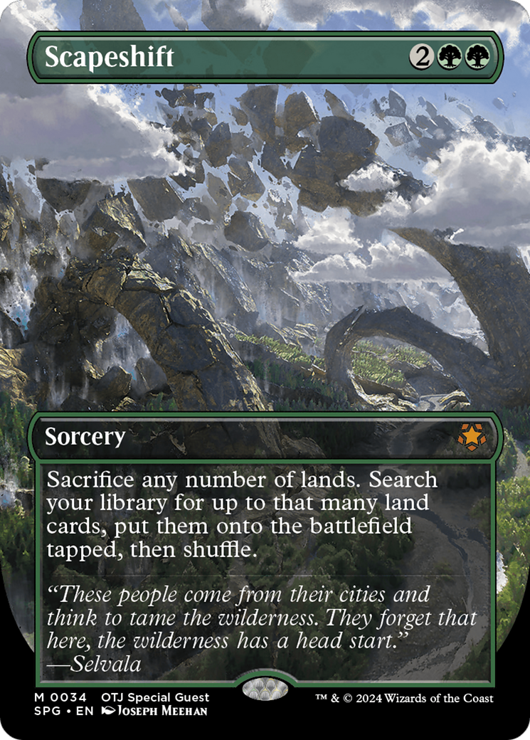 Scapeshift (Borderless) (34) [Special Guests] foil - Deck Out Gaming