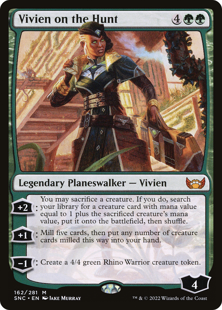 Vivien on the Hunt (162) [Streets of New Capenna] foil - Deck Out Gaming