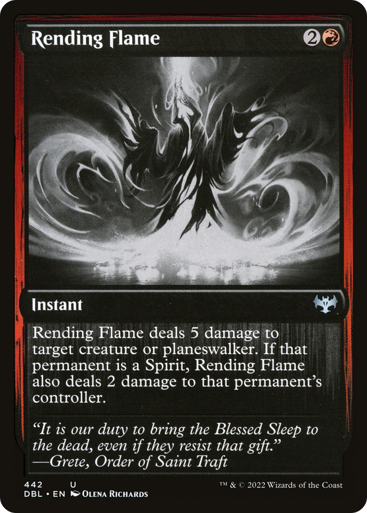 Rending Flame (442) [Innistrad: Double Feature] foil - Deck Out Gaming