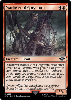 Warbeast of Gorgoroth (152) [The Lord of the Rings: Tales of Middle-earth] foil - Deck Out Gaming
