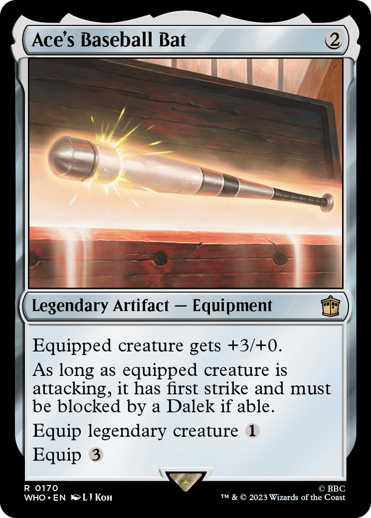 Ace's Baseball Bat (170) [Doctor Who] foil - Deck Out Gaming