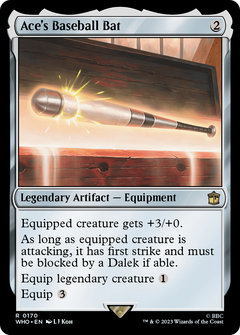Ace's Baseball Bat (170) [Doctor Who] - Deck Out Gaming