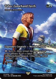 Tidus, Zanarkand Fayth - Thrasios, Triton Hero (Showcase) (58) [FINAL FANTASY: Through the Ages] foil - Deck Out Gaming