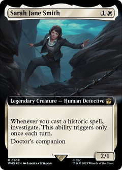 Sarah Jane Smith (Extended Art) (Surge Foil) (938) [Doctor Who] foil - Deck Out Gaming