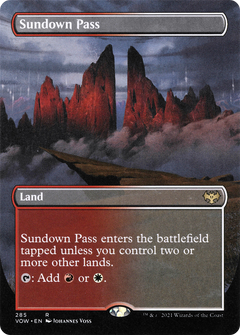 Sundown Pass (Borderless) (285) [Innistrad: Crimson Vow] - Deck Out Gaming