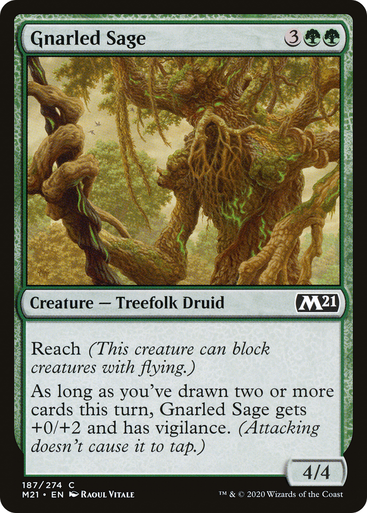 Gnarled Sage (187) [Core Set 2021] - Deck Out Gaming