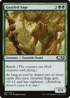 Gnarled Sage (187) [Core Set 2021] foil - Deck Out Gaming