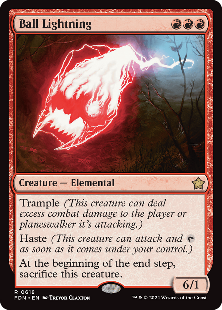 Ball Lightning (618) [Foundations] - Deck Out Gaming