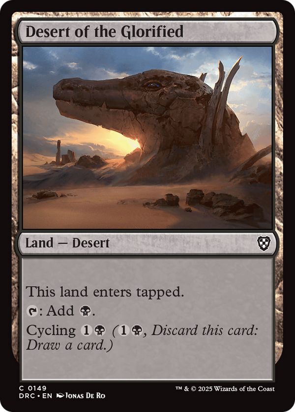 Desert of the Glorified (149) [Commander: Aetherdrift] - Deck Out Gaming