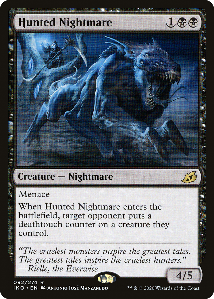 Hunted Nightmare (92) [Ikoria: Lair of Behemoths] foil - Deck Out Gaming