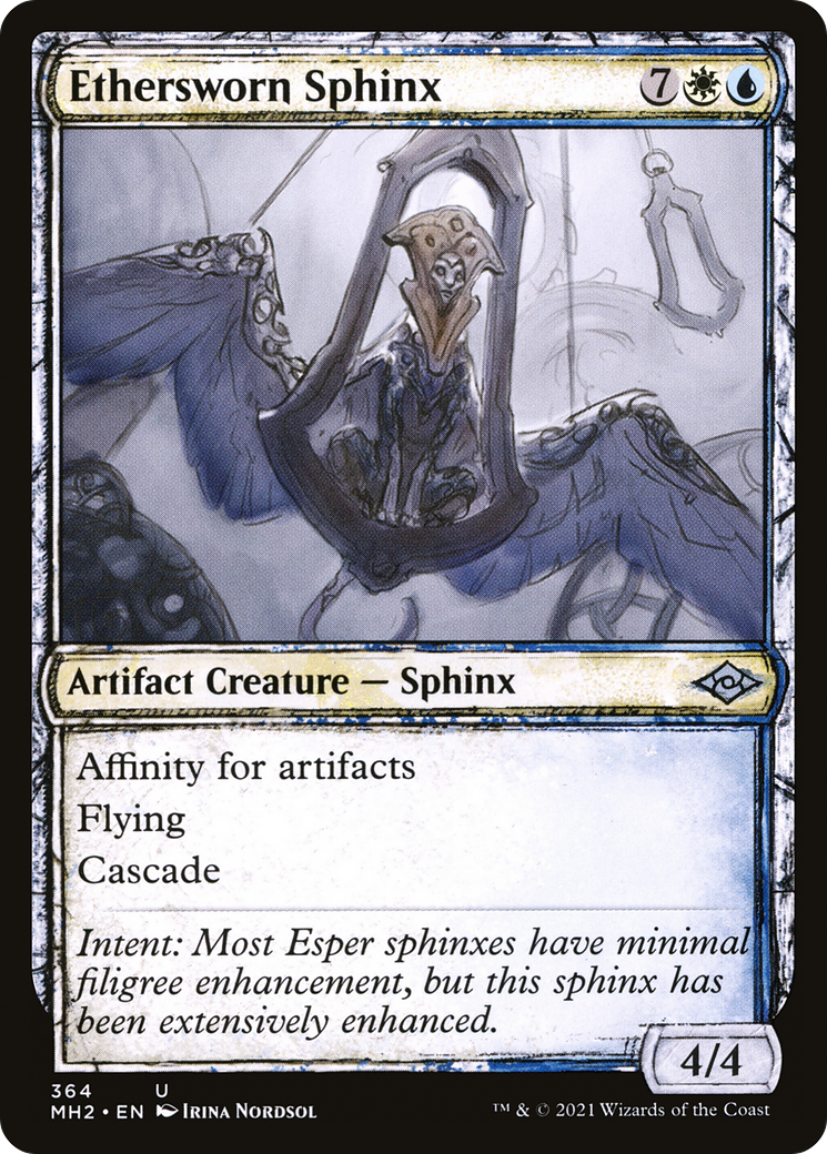 Ethersworn Sphinx (Showcase) (364) [Modern Horizons 2] - Deck Out Gaming