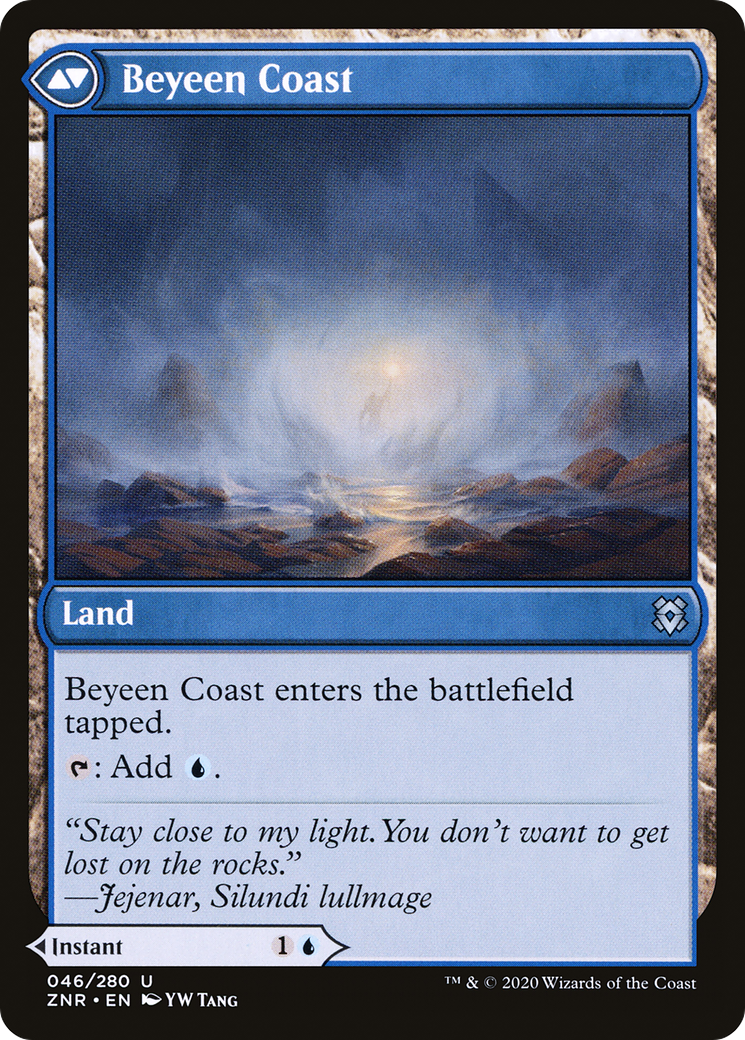 Beyeen Veil // Beyeen Coast (46) [Zendikar Rising] - Deck Out Gaming