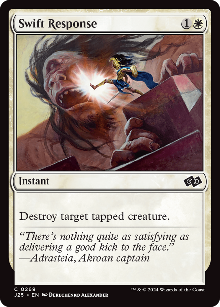 Swift Response (269) [Foundations Jumpstart] - Deck Out Gaming