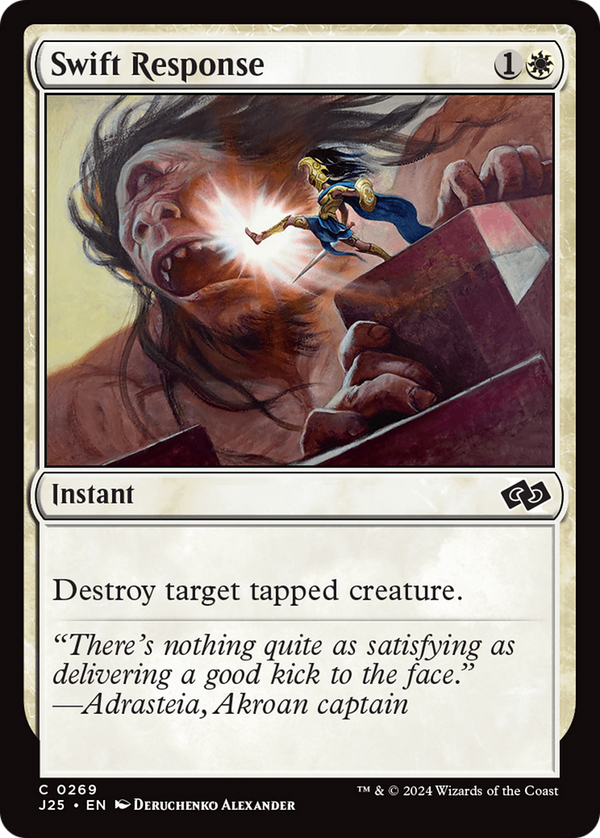 Swift Response (269) [Foundations Jumpstart] - Deck Out Gaming