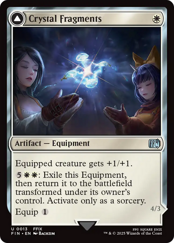 Crystal Fragments // Summon: Alexander (13) [FINAL FANTASY] foil - Deck Out Gaming