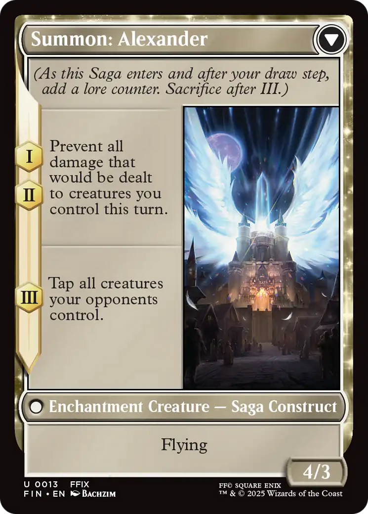 Crystal Fragments // Summon: Alexander (13) [FINAL FANTASY] - Deck Out Gaming