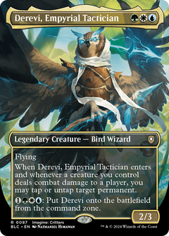 Derevi, Empyrial Tactician (Borderless) (87) [Bloomburrow Commander] foil - Deck Out Gaming