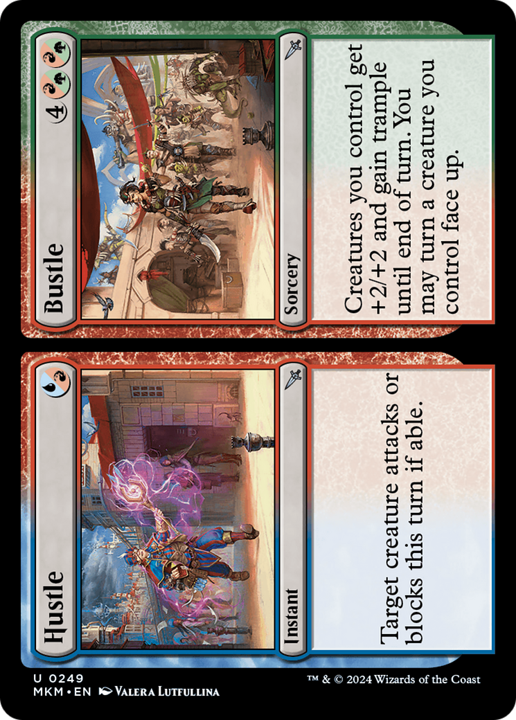 Hustle // Bustle (249) [Murders at Karlov Manor] foil - Deck Out Gaming