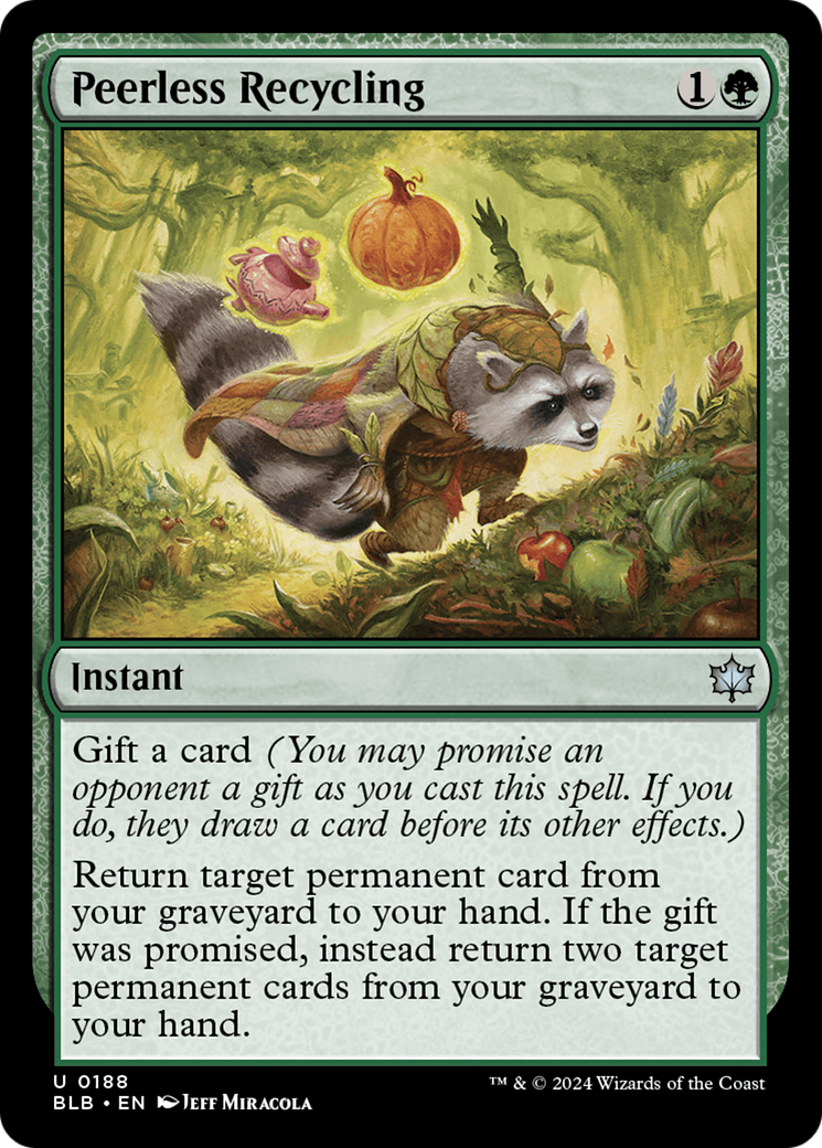 Peerless Recycling (188) [Bloomburrow] foil - Deck Out Gaming