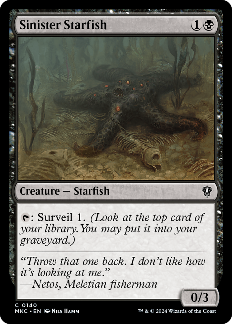 Sinister Starfish (140) [Murders at Karlov Manor Commander] - Deck Out Gaming