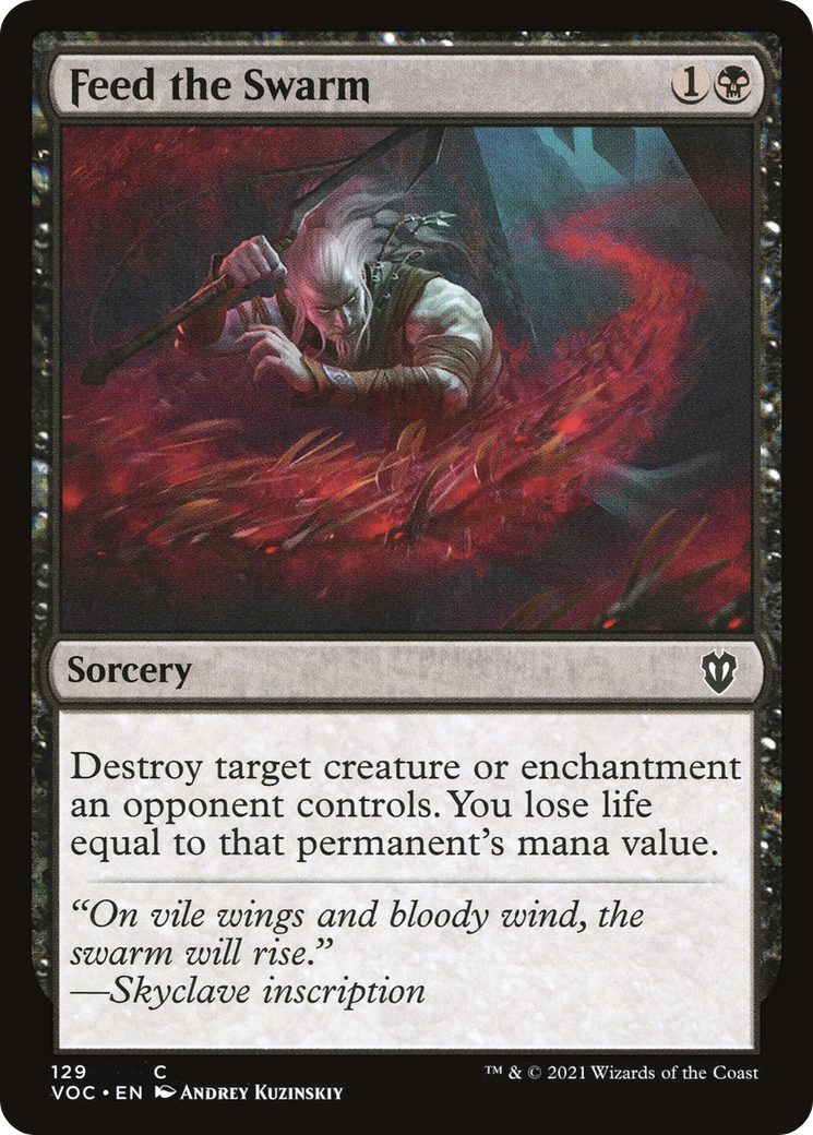Feed the Swarm (129) [Commander: Innistrad: Crimson Vow] - Deck Out Gaming