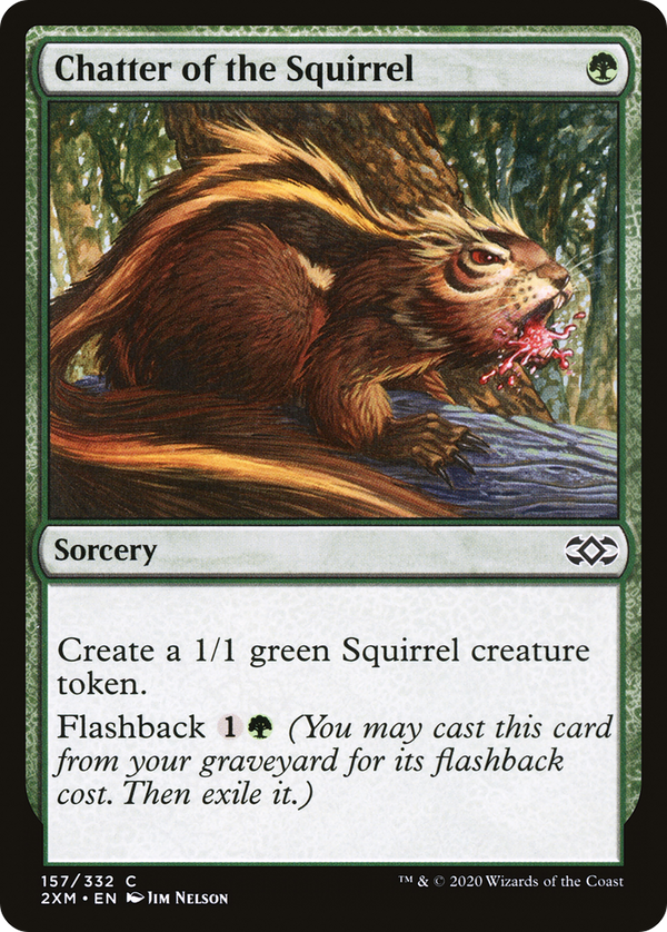 Chatter of the Squirrel (157) [Double Masters] - Deck Out Gaming