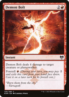 Demon Bolt (129) [Kaldheim] foil - Deck Out Gaming