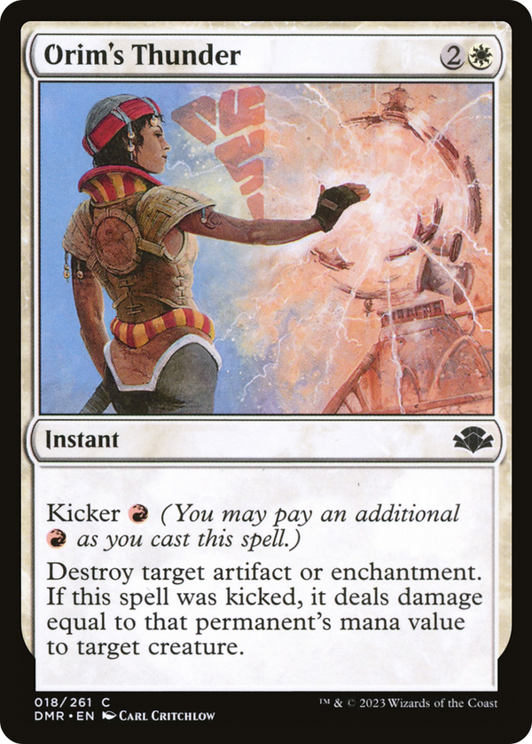 Orim's Thunder (18) [Dominaria Remastered] foil - Deck Out Gaming