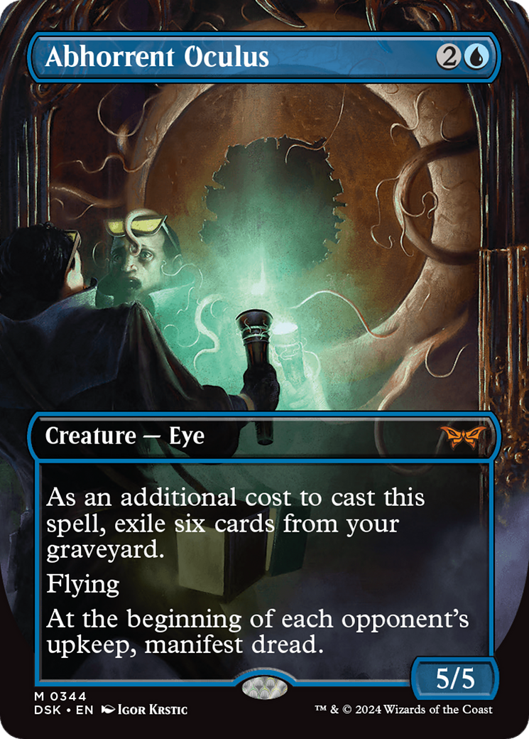 Abhorrent Oculus (Borderless) (344) [Duskmourn: House of Horror] foil - Deck Out Gaming