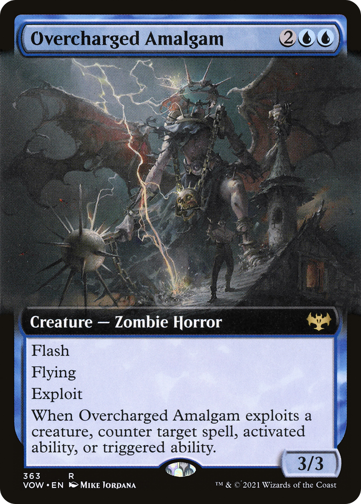 Overcharged Amalgam (Extended Art) (363) [Innistrad: Crimson Vow] foil - Deck Out Gaming