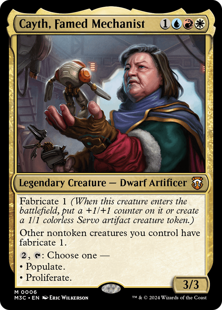 Cayth, Famed Mechanist (6) [Modern Horizons 3 Commander] foil - Deck Out Gaming