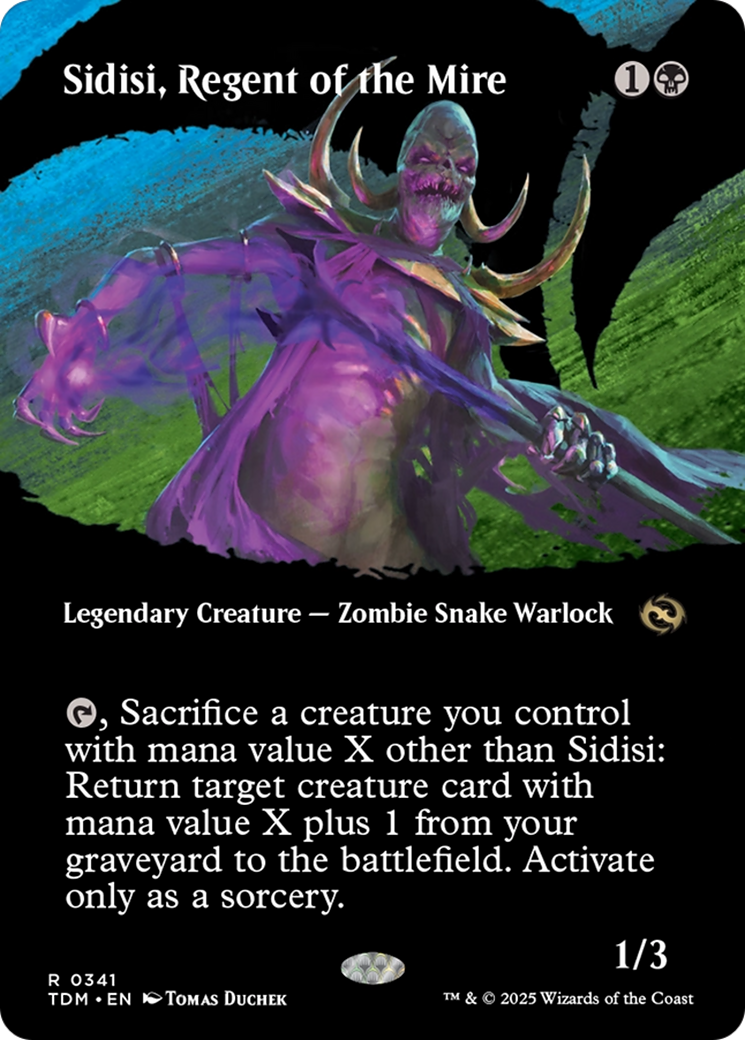 Sidisi, Regent of the Mire (Borderless) (341) [Tarkir: Dragonstorm] - Deck Out Gaming