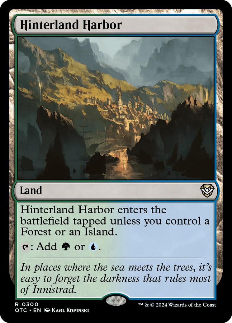 Hinterland Harbor (300) [Outlaws of Thunder Junction Commander] - Deck Out Gaming