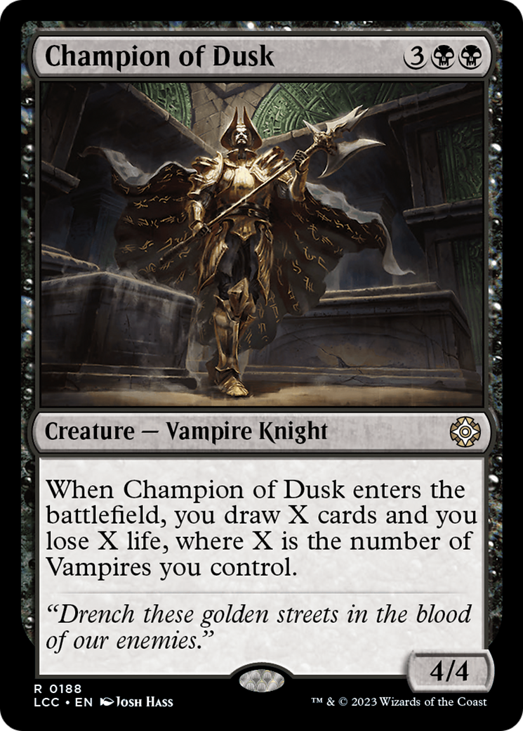 Champion of Dusk (188) [The Lost Caverns of Ixalan Commander] - Deck Out Gaming