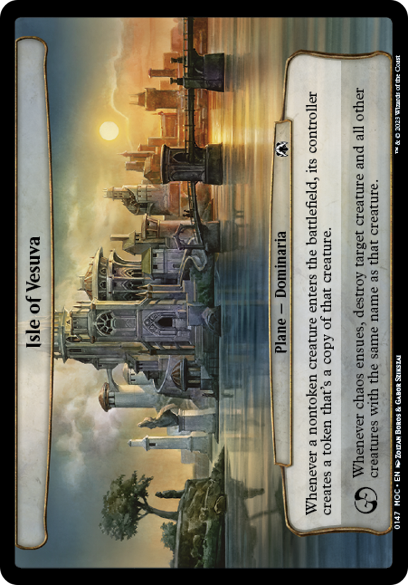 Isle of Vesuva (147) [March of the Machine Commander] - Deck Out Gaming