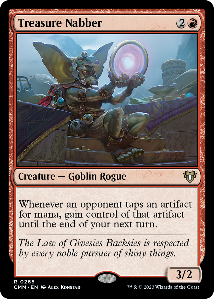 Treasure Nabber (265) [Commander Masters] foil - Deck Out Gaming