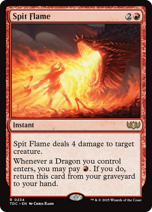 Spit Flame (234) [Commander: Tarkir: Dragonstorm] - Deck Out Gaming