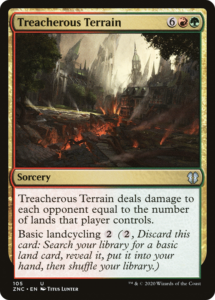 Treacherous Terrain (105) [Commander: Zendikar Rising] - Deck Out Gaming