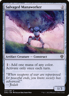 Salvaged Manaworker (237) [Dominaria United] foil - Deck Out Gaming