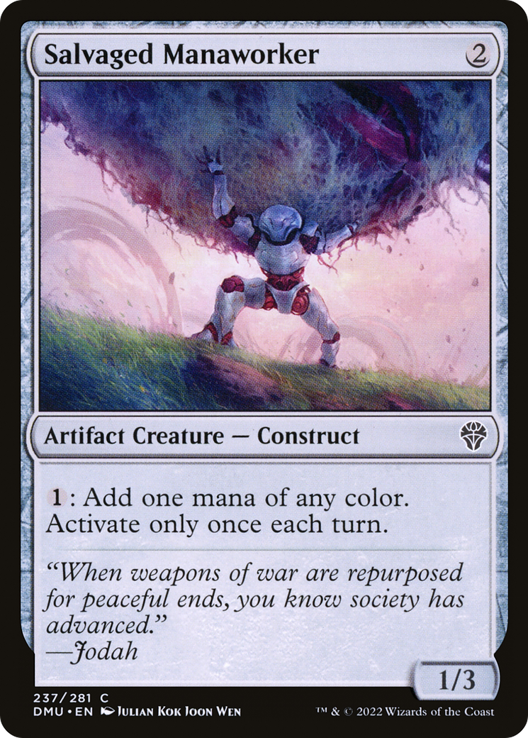 Salvaged Manaworker (237) [Dominaria United] foil - Deck Out Gaming