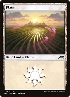 Plains (283) (283) [Kamigawa: Neon Dynasty] - Deck Out Gaming