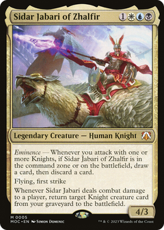 Sidar Jabari of Zhalfir (5) [March of the Machine Commander] foil - Deck Out Gaming