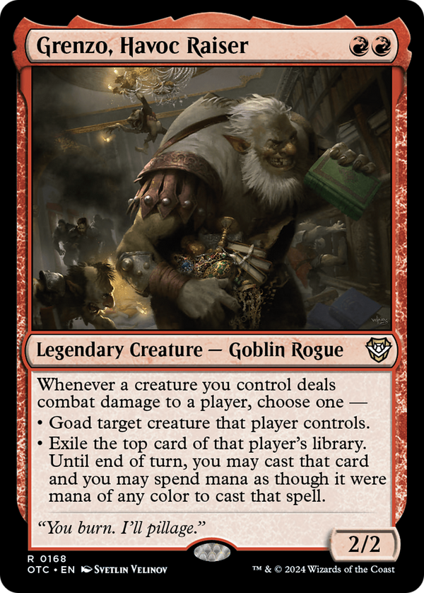 Grenzo, Havoc Raiser (168) [Outlaws of Thunder Junction Commander] - Deck Out Gaming