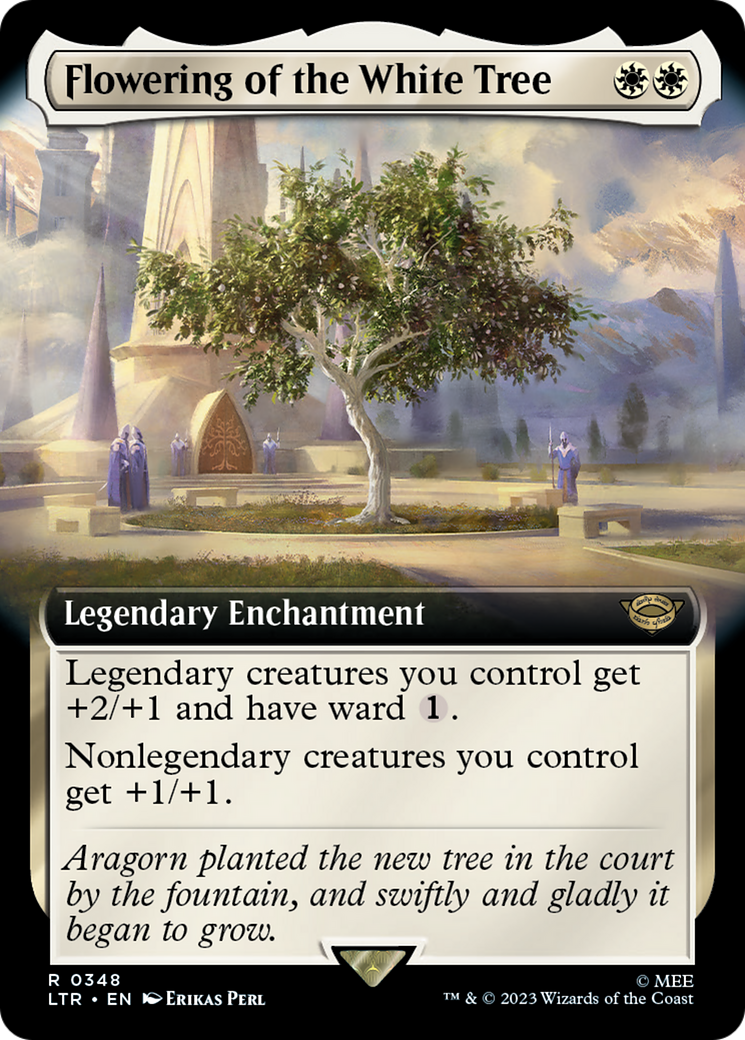 Flowering of the White Tree (Extended Art) (348) [The Lord of the Rings: Tales of Middle-earth] foil - Deck Out Gaming