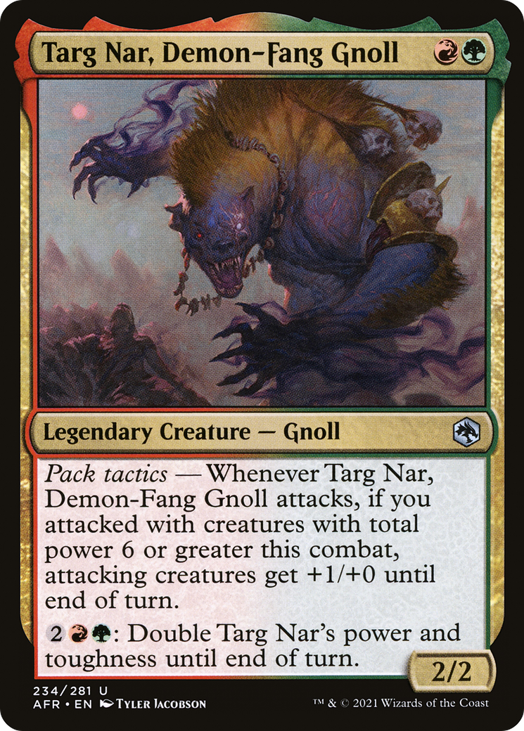 Targ Nar, Demon-Fang Gnoll (234) [Adventures in the Forgotten Realms] foil - Deck Out Gaming