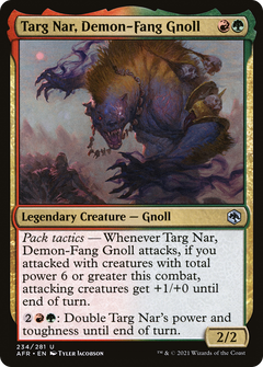 Targ Nar, Demon-Fang Gnoll (234) [Adventures in the Forgotten Realms] foil - Deck Out Gaming