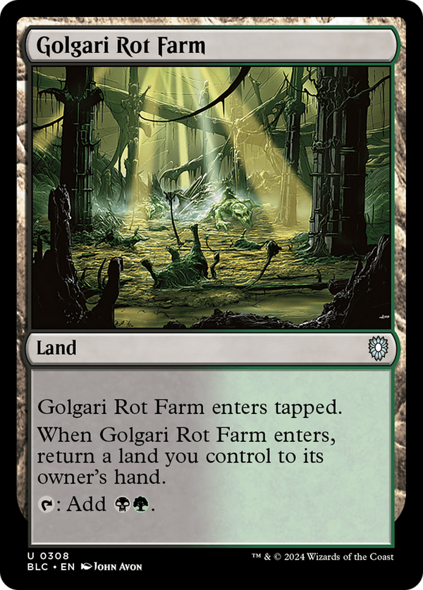 Golgari Rot Farm (308) [Bloomburrow Commander] - Deck Out Gaming
